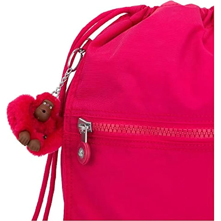 Kipling SUPERTABOO, Beutel mit Kordelzug, Multifunktional, Wasserabweisend, 45 cm, 15 L, 0.24 kg, True Pink – Bild 4
