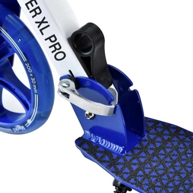 Mach1 Cityroller Kick Scooter ALU mit 200mm XXL Wheel Rollen, Tragfähigkeit 100kg, klappbar, mit LED Rollen verfügbar – Bild 4