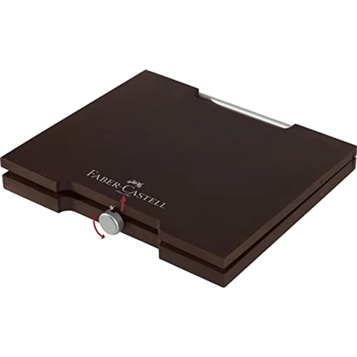 Faber-Castell Polychromos 110072, Buntstifte im 72er Holzkoffer, bruchfeste 3,8-mm-Minen für intensive Farbabgabe – Bild 2