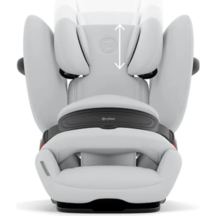 Cybex Pallas G3, 2-in-1 Kindersitz für 15 Monate bis 12 Jahre, Fog Grey, 25% weniger Nackenverletzungen, einfache Handhabung, Komfort & Sicherheit – Bild 9
