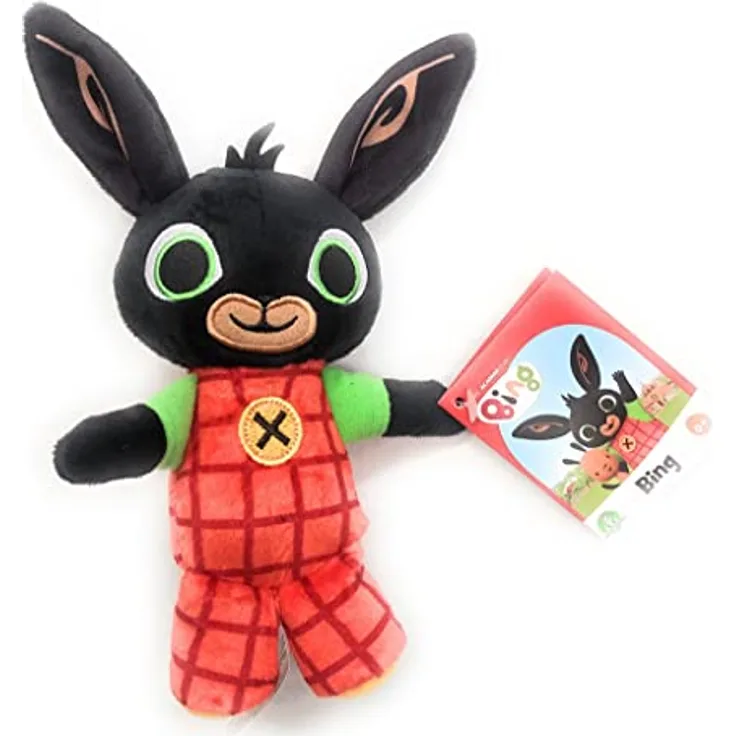 Bing Plüschtier 20CM Bing Figur Flauschig Plüschtier Plüschtier Stickerei Details Auch für jüngere Kinder ab 0 Monaten BNG00P02 Giochi Preziosi