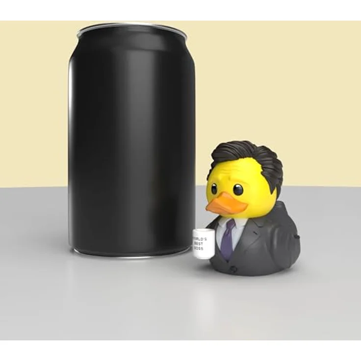 TUBBZ Mini: The Office - Michael Scott Cosplay-Gummiente, Vinyl-Figur, 5 cm, in Mini-Badewanne – Bild 5