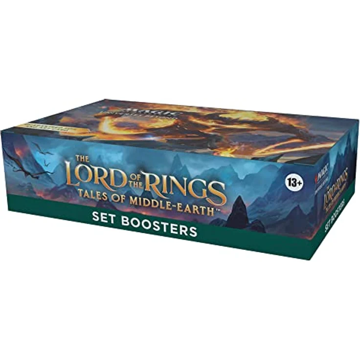 Wizards of the Coast Magic: The Gathering Set Booster Display „Der Herr der Ringe: Geschichten aus Mittelerde“, 30 Booster-Packs, Englisch, durchsichtige Box – Bild 6