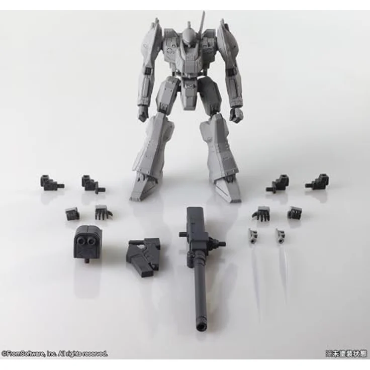 SquareEnix Armored Core Structure Arts Plastic Model Kits 4er-Pack Series 1, 4 detailreiche Mecha-Bausätze mit Artikulationspunkten und austauschbaren Teilen, 9-11 cm groß – Bild 12