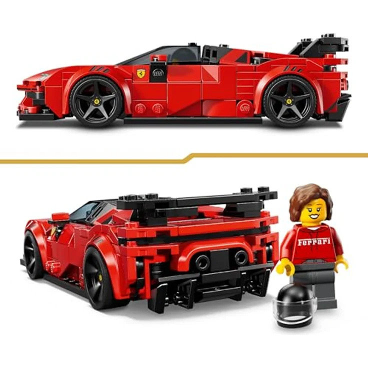 LEGO Speed Champions Ferrari SF90 XX Stradale, Modellbau mit 1 sammelbarer Fahrer Minifigur, Geburtstag Geschenkidee für Jungen ab 9 Jahren - 77254 – Bild 4