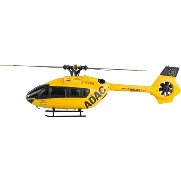Amewi RC-Helikopter H-145 D-HYAR, Brushless 6-Kanal 6G RTF - LIZENZ, Fünfblattrotor, barometrische Elektronik, Auto-Start/Lande-Funktion – Bild 4
