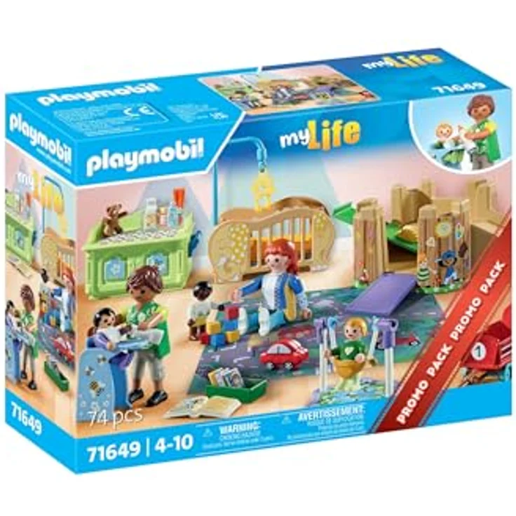 Playmobil® Krabbelgruppe (71649), My Life Konstruktions-Spielset, (74 St), Made in Europe – Bild 2