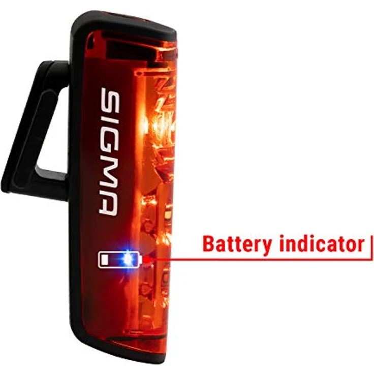 SIGMA SPORT - Blaze | LED Fahrradlicht | StVZO zugelassenes, akkubetriebenes Rücklicht mit Bremslicht, rear – Bild 4