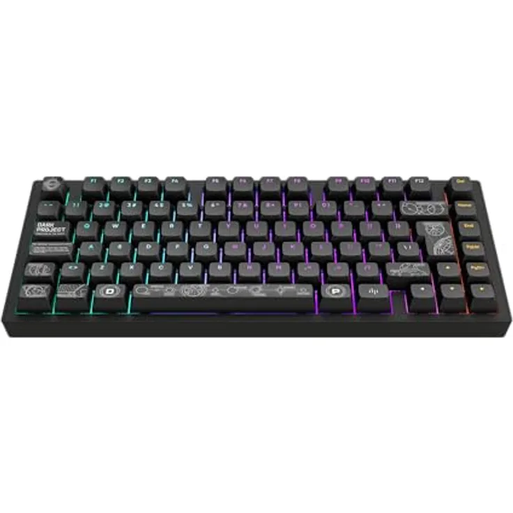 Dark Project Dpkb Nova 81 Iso Black, 81-Tasten Keyboard in Schwarz mit ISO-Layout