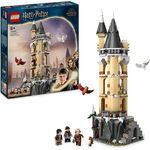 LEGO Harry Potter Eulerei auf Schloss Hogwarts, Abenteuer-Set mit 3 Mini-Figuren und Spielzeug-Tieren, für Kinder ab 8 Jahren