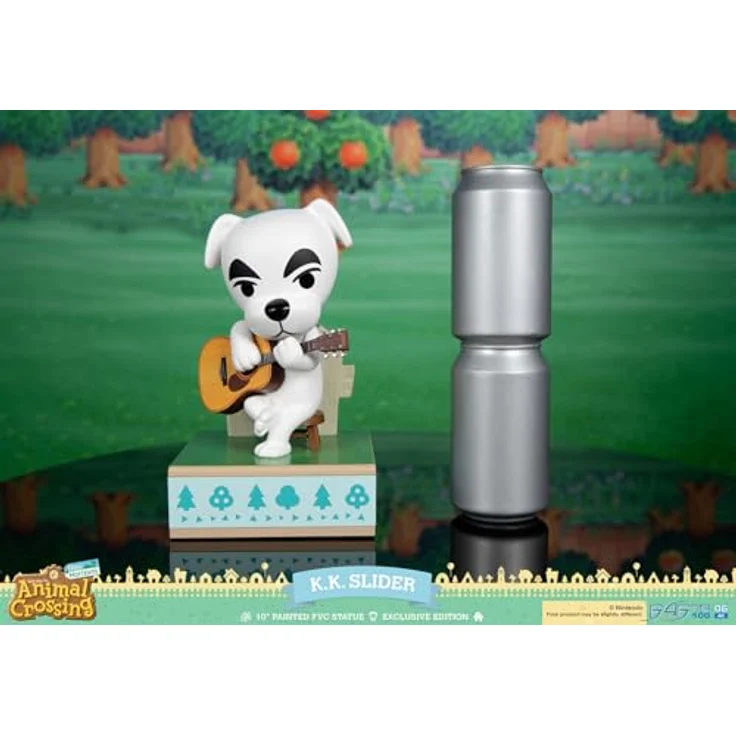First 4 Figures Animal Crossing: New Horizons PVC Statue K.K. Slider, 22 cm, detaillierte Musikfigur mit hochdetaillierter Base und authentischem Styling – Bild 6