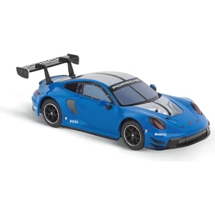 Carrera Hybrid, Porsche 911 GT3 R Roxy, Maßstab 1:50, Mit Front- und Rücklichtern, Lithium-Akku für bis zu 30 Minuten Rennaction, USB-C-Aufladung in 20 Minuten, Mobile App-Steuerung