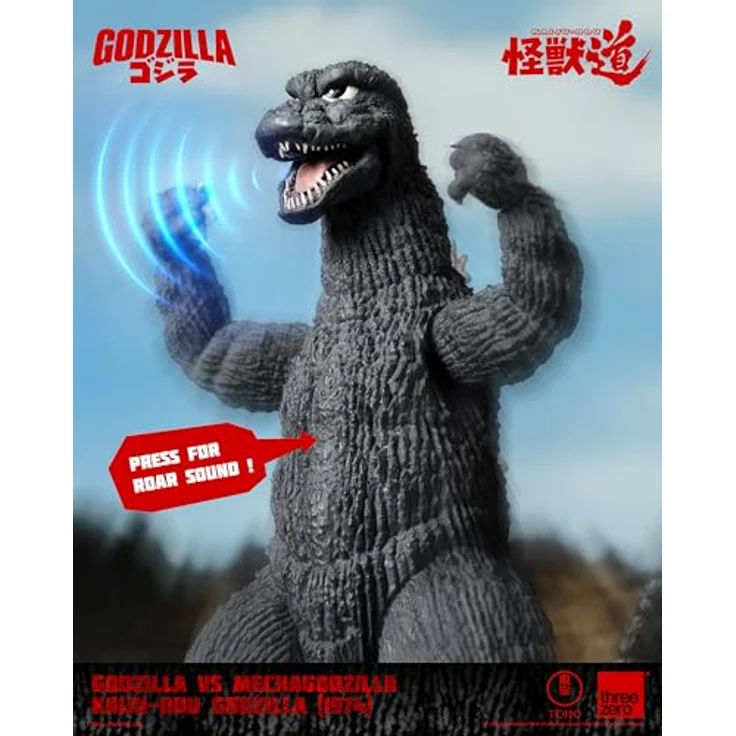 THREEZERO Godzilla vs. Mechagodzilla (1974) Actionfigur, 23 cm mit LED-Beleuchtung, detailreiche Nachbildung – Bild 6