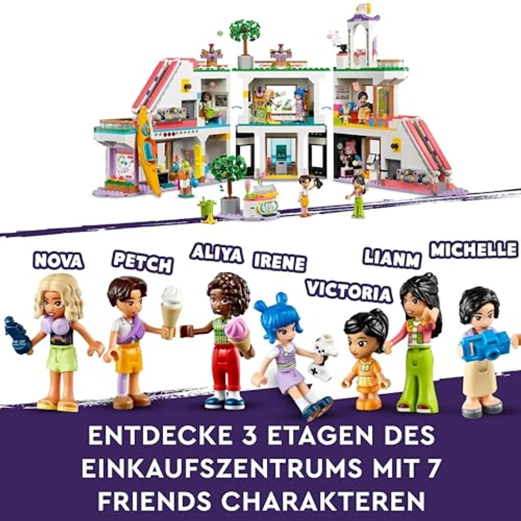 LEGO Friends Heartlake City Kaufhaus, Puppenhaus-Spielzeug für Mädchen und Jungen, Set mit Figuren, fördert die sozial-emotionale Entwicklung, Geschenk für Kinder ab 8 Jahren 42604 – Bild 3