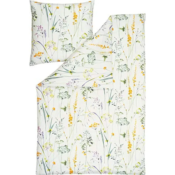 ESTELLA Mako-Interlock-Jersey Bettwäsche Melis Melba 1 Bettbezug 135 x 200 cm + 1 Kissenbezug 80 x 80 cm