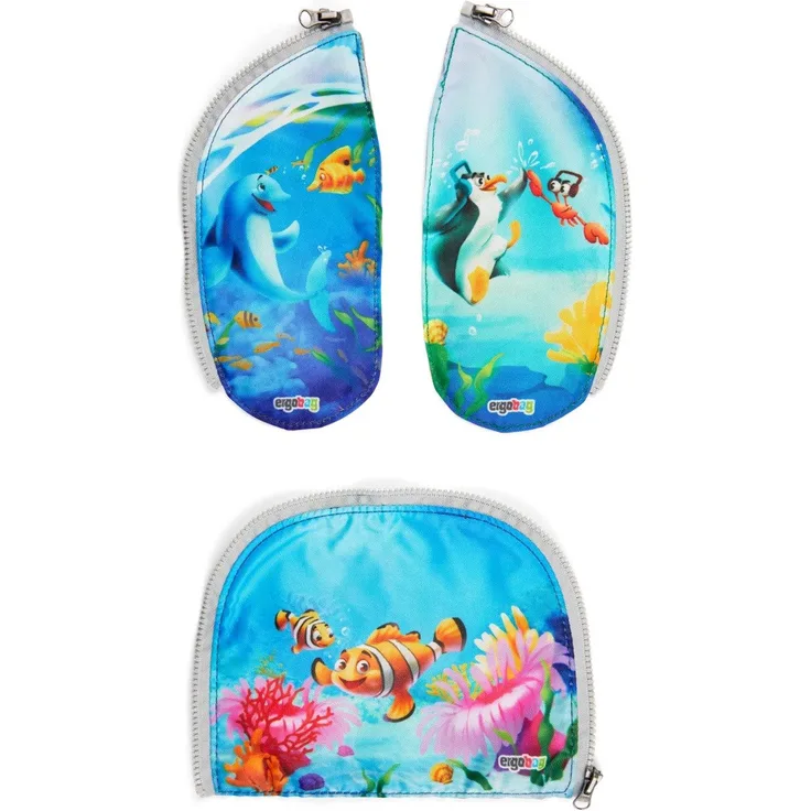 ergobag Schulrucksack Zippies (1-tlg), Kunterbunter Zip-Look