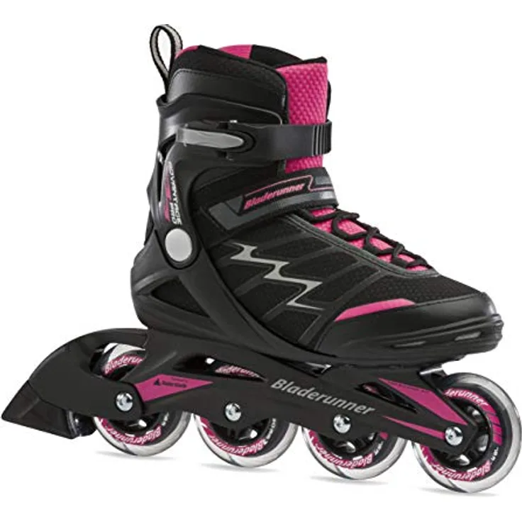 Bladerunner by Rollerblade Advantage Pro XT Damen Erwachsene Fitness Inlineskate Schwarz Pink Inlineskates 10