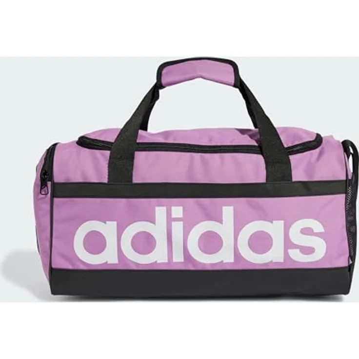 adidas Sportswear Sporttasche LINEAR DUFFEL S BLACK, mit separates Schuhfach und Recycling-Anteil von mindestens 40 % – Bild 6