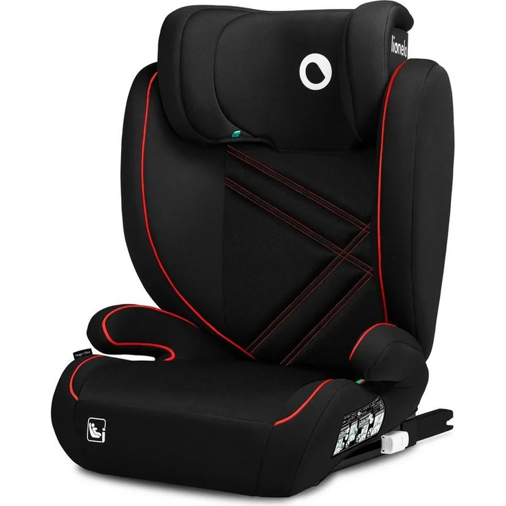 lionelo Autokindersitz HUGO I-SIZE, ab 4 Jahre bis 12 Jahre, 15-36 kg, i-Size / ISOFIX, grau – Bild 1