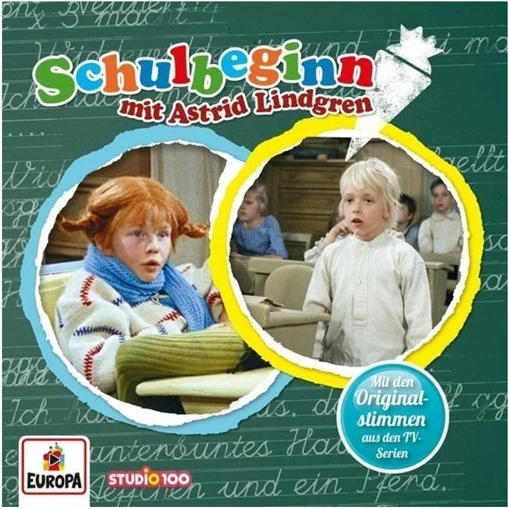 Europa Hörspiel-CD Schulbeginn mit Astrid Lindgren, Hörspiel-Tonies mit Pippi Langstrumpf und Michel Geschichten