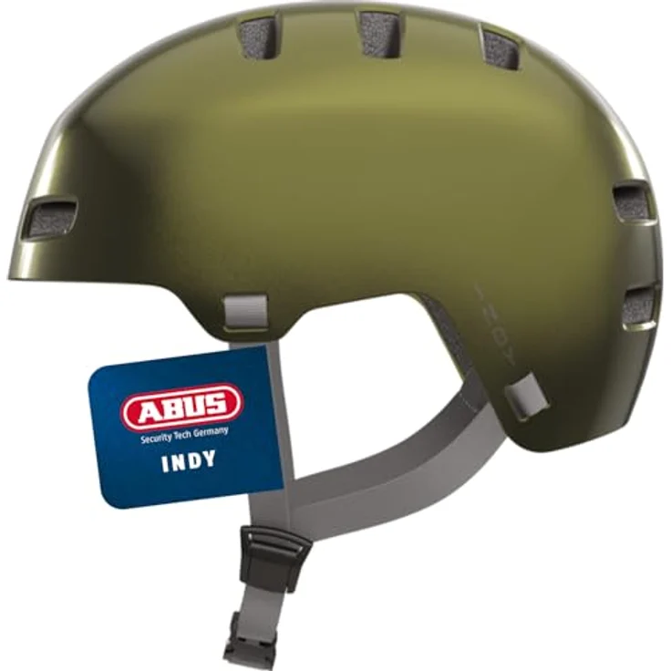 Abus Indy Helm, Dirtbike Schutzhelm in Pepper Green, Größe L 57-61 cm – Bild 1