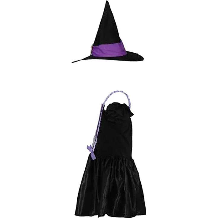 Baby Hexenkostüm Kostüm Hexe für Kinder Hexen Halloween Babykostüm Gr. 86-98, Größe:86/92 – Bild 5