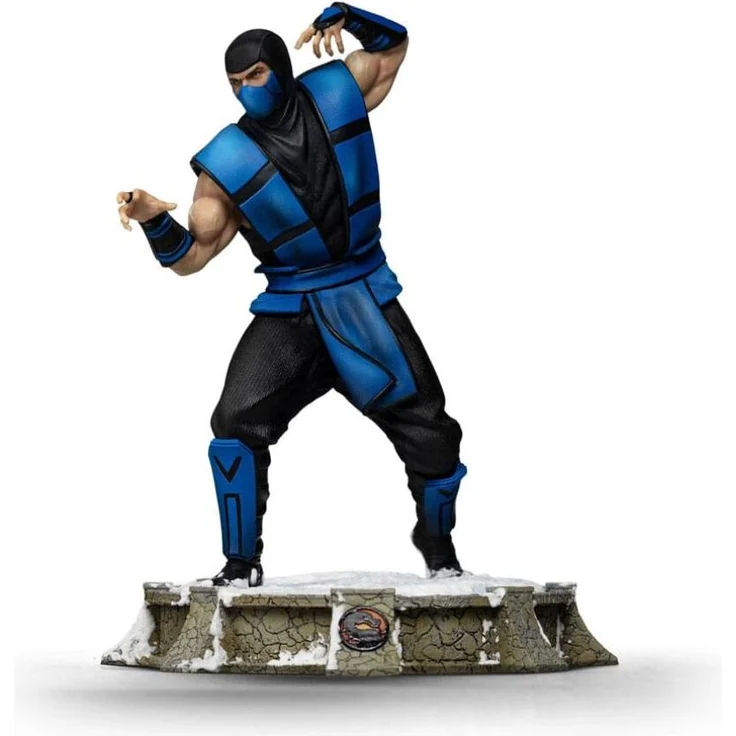 Iron Studios Mortal Kombat Art Scale Statue 1/10 Sub-Zero, offiziell lizenzierte Resin Figur, 21 cm, Ninjas Collection