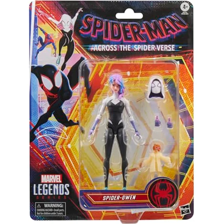 Marvel Legends Series Spider-Gwen, Action-Figur (15 cm) aus Spider-Man: Across The Spider-Verse mit 20 Bewegungspunkten und austauschbaren Accessoires – Bild 2