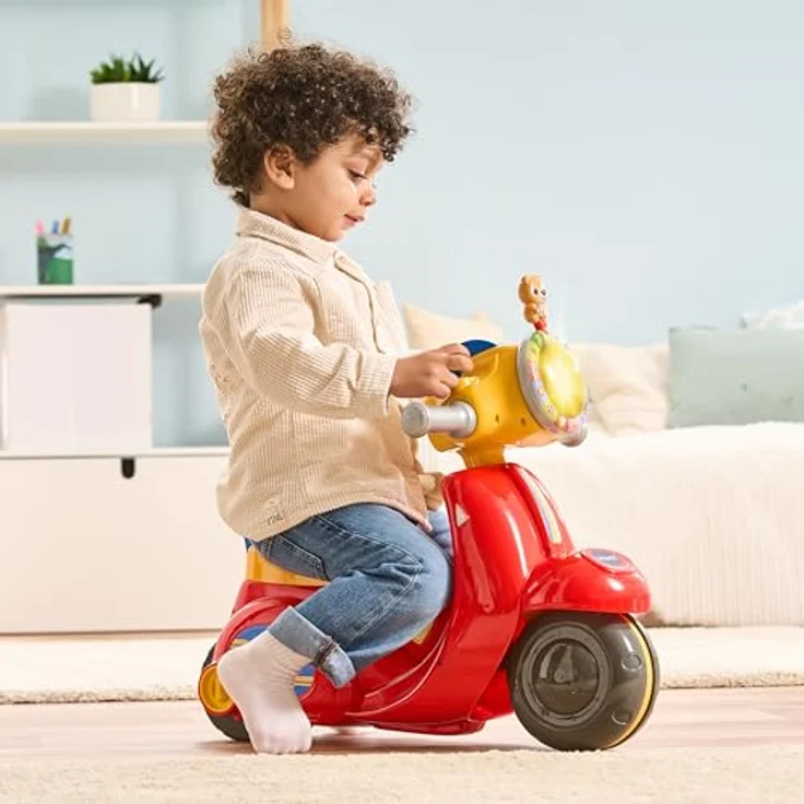 VTech Baby 2-in-1-Roller, interaktiver Scooter mit Musik und Geräuschen, umwandlungsfähig zum Dreirad, für Kinder von 1-3 Jahren – Bild 4
