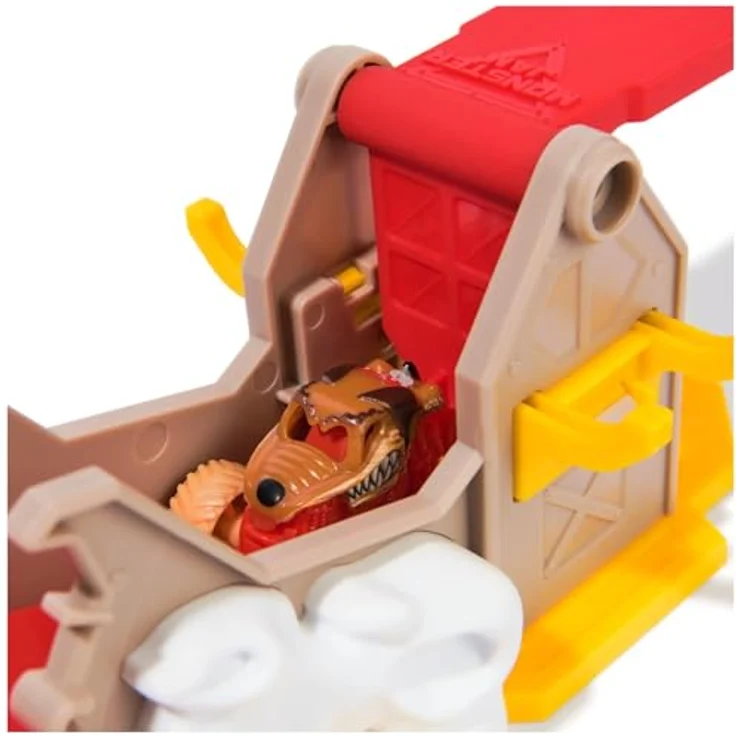 Monster Jam Mini 1:87 Launchers Playset, mit 2 Mini Monster Jam Trucks und verstellbarer Rampe – Bild 9