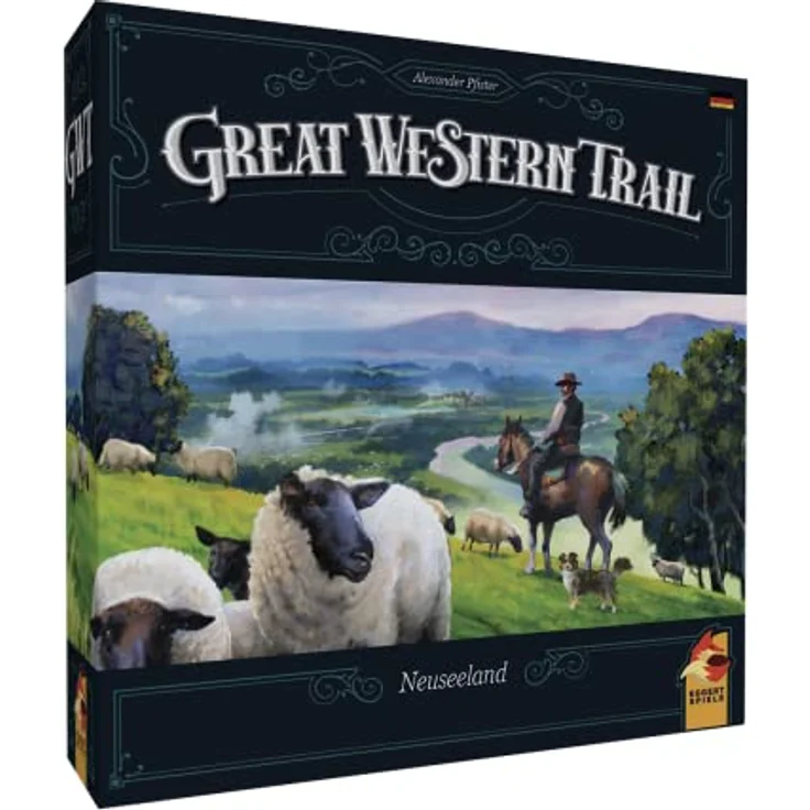 Eggertspiele , Great Western Trail – Neuseeland , Kennerspiel , Strategiespiel , 1-4 Spieler , Ab 12+ Jahren , 75-150 Minuten , Deutsch – Bild 1
