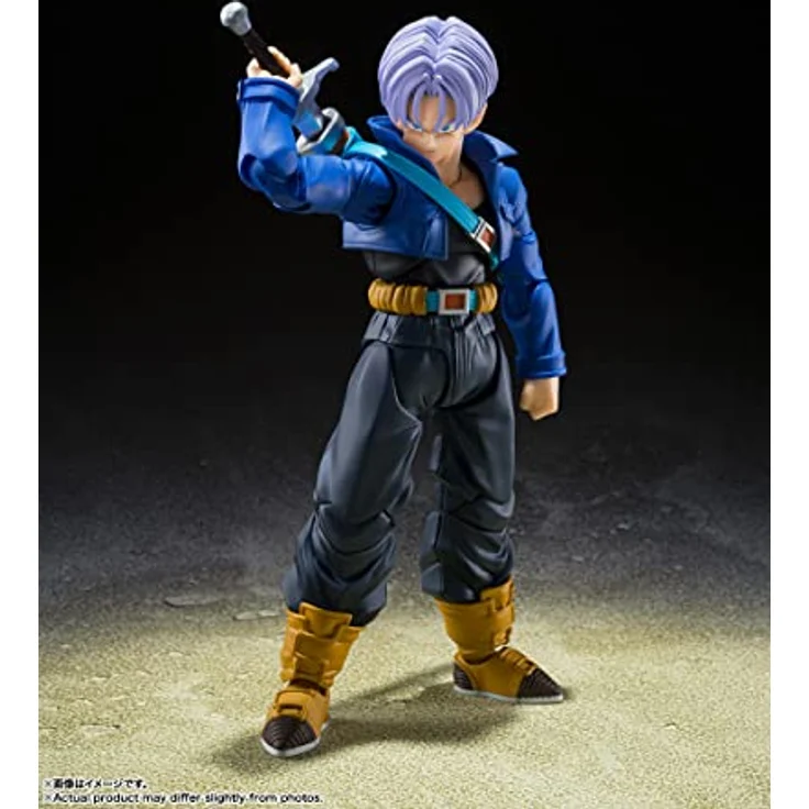 TAMASHII NATIONS Dragon Ball Z - Super Sayan Trunks - Figurine S.H. Figuarts 14cm, Sammelfigur – Bild 3