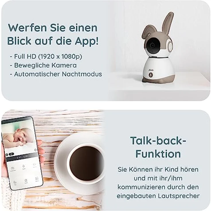 Alecto, Babyphone, SMARTBABY10BE (Babyphone mit Kamera) – Bild 3