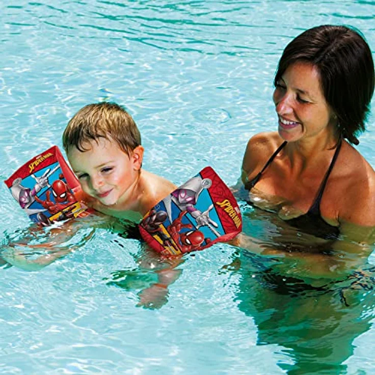 Mondo Toys SPIDERMAN Arm Bands, Sicherheitsarmlehnen aus PVC für Kinder, 2 Luftkammern, geeignet für 2-6 Jahre (6-20 kg), elastisch und sicher – Bild 5