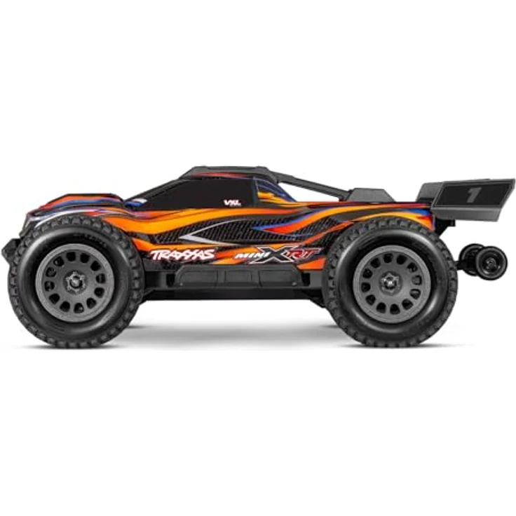 Traxxas Mini XRT VXL-3S, 1/18 Brushless RC Monster-Truck 4x4 in Orange, 40+ mph, inkl. 3500 mAh LiPo Akku – Bild 3