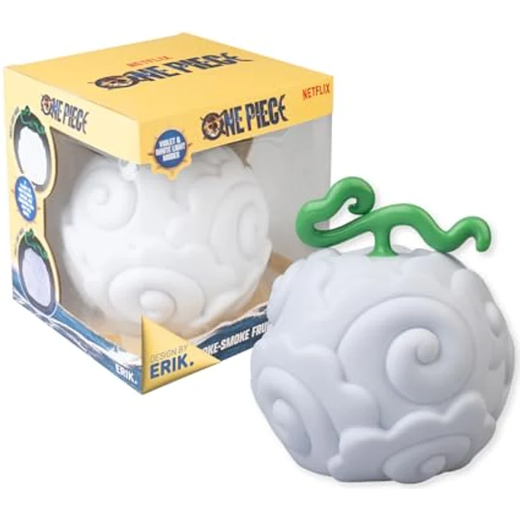 Grupo Erik One Piece Netflix Lampe Rauch-Rauch-Frucht, 17 cm, kalt-weißer LED-Lichtmodus, USB-Typ-C-Betrieb – Bild 1