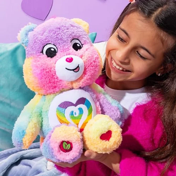 Care Bears Togetherness Bear, mittelgroßer kuscheliger Plüsch 35,6 cm, weich und nachhaltig, Stofftier für Mädchen und Jungen ab 4 Jahren – Bild 3