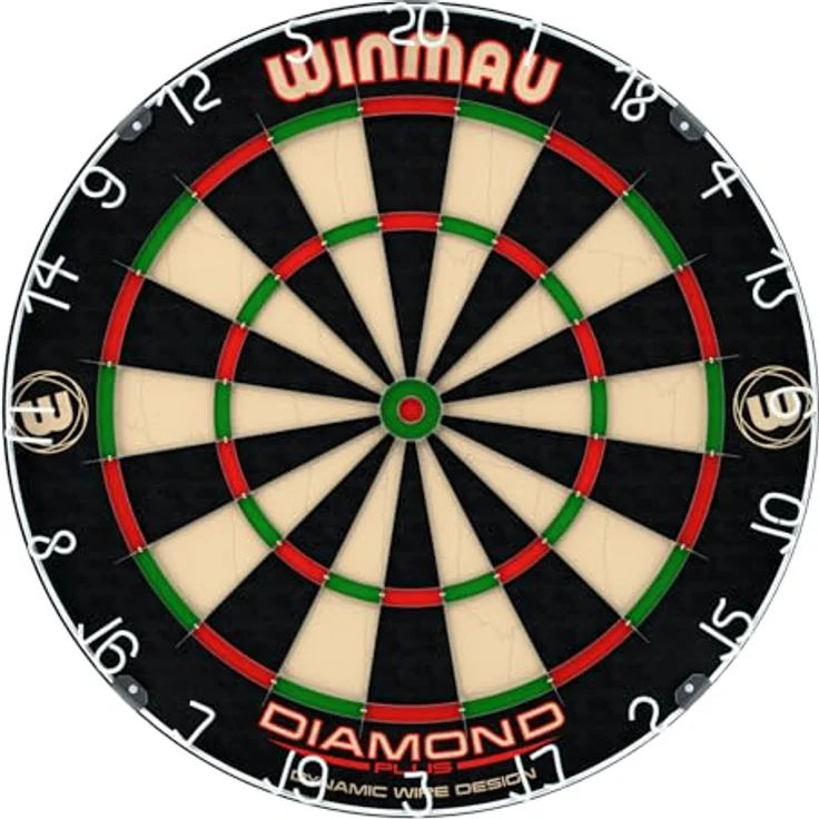 Winmau Dartboard Surround Set "Diamond Plus 5315", Komplettset mit 2 Sätzen Darts, PDC Surround und Check-out Table Card – Bild 2