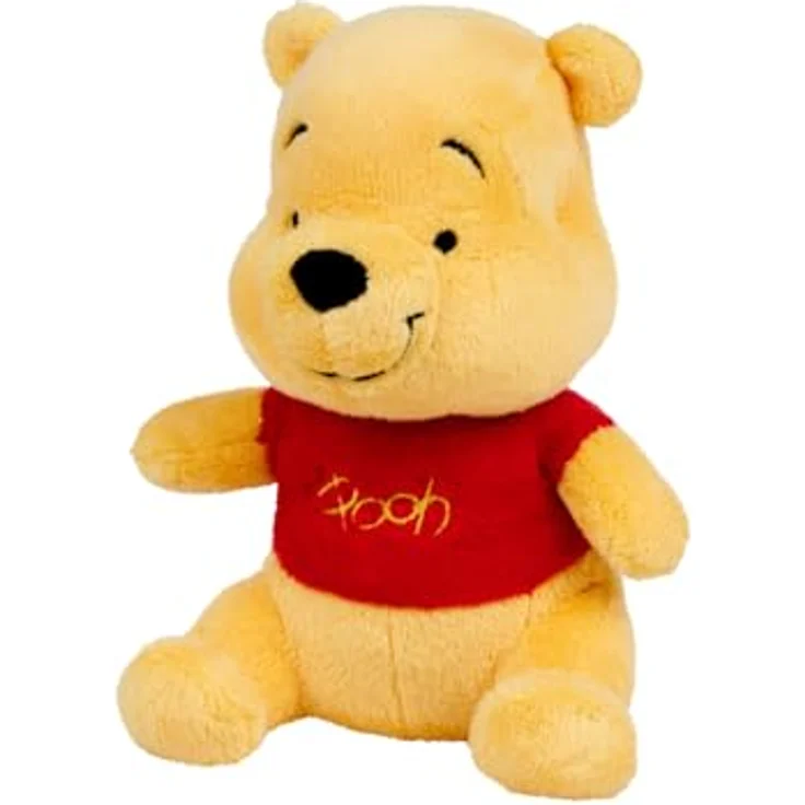 Simba Disney Winnie Puh Mini Plüschfigur, 15 cm, superweicher Begleiter, geeignet ab Geburt, rotes Shirt, Geschenkidee für kleine Disney-Fans – Bild 2