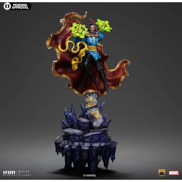 Iron Studios Marvel – Doctor Strange Deluxe – Infinity Gauntlet – Art Maßstab 1/10, handbemalte Sammelfigur mit Basisdisplay, 47 cm hoch – Bild 3