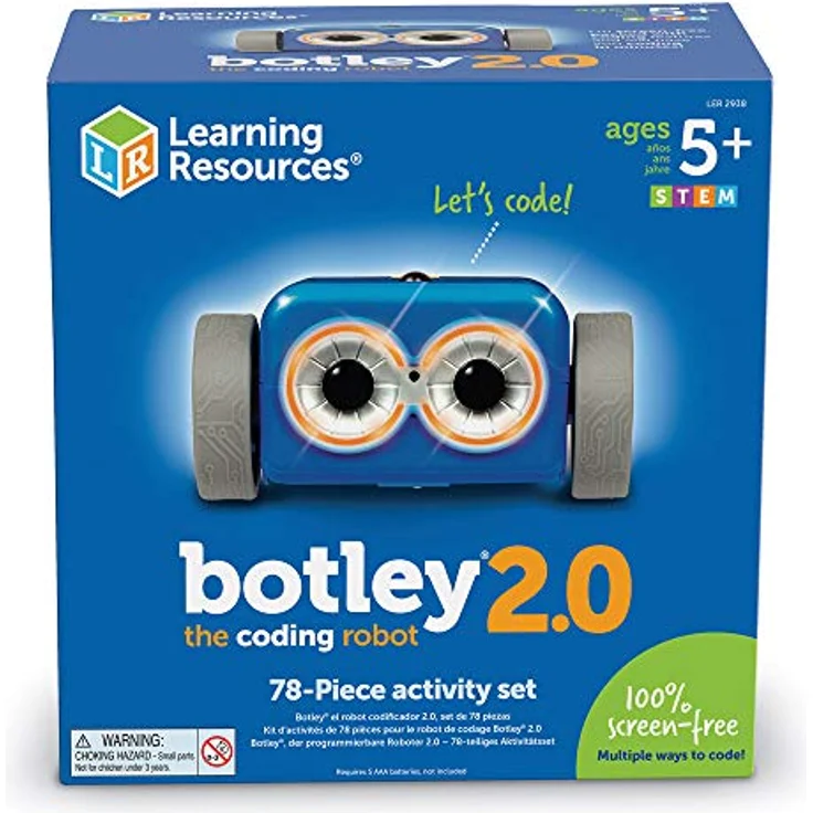Learning Resources Botley the Coding Robot 2. 0 Activity Set, Programmierroboter für Kinder, MINT-Spielzeug, frühes Programmieren, Programmierspiele für Kinder, 78 Teile, ab 5 Jahren – Bild 9