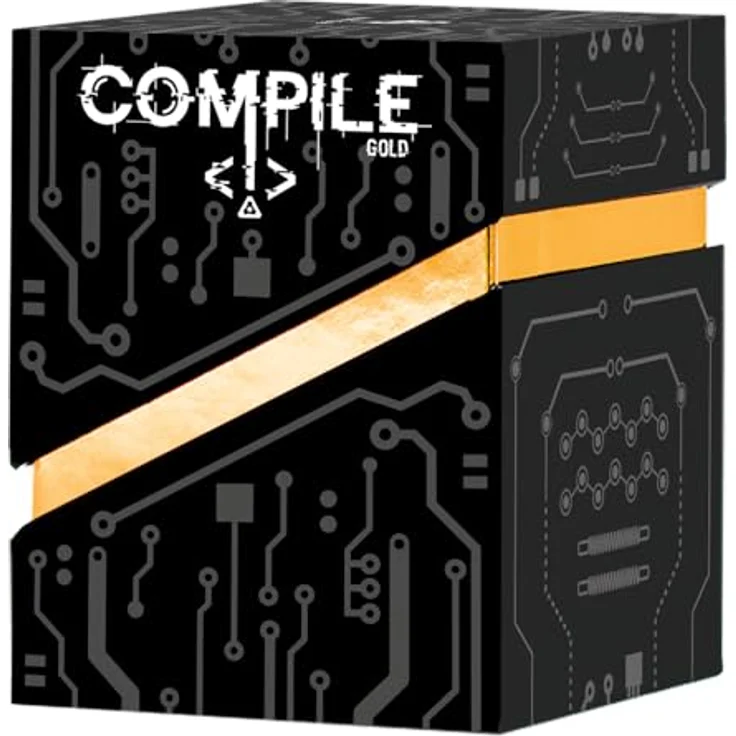 Pegasus Spiele Compile (Gold Edition), strategisches Kartenspiel für 2 Spieler, 72 Befehlskarten, 20-40 Minuten Spieldauer – Bild 3