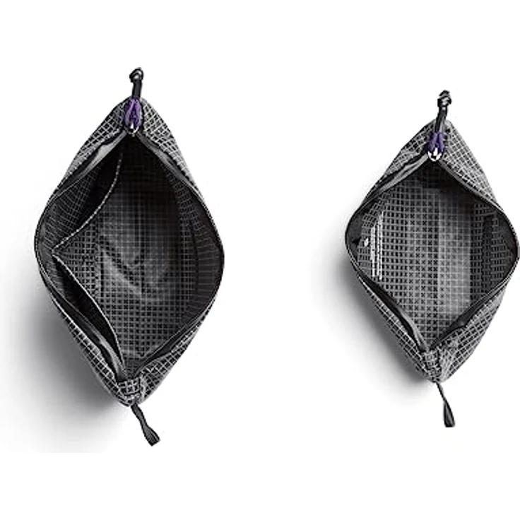Bellroy Lite Pouch Duo, Federmäppchen und Tasche in Arcade Gray, wasserabweisend, leicht – Bild 3