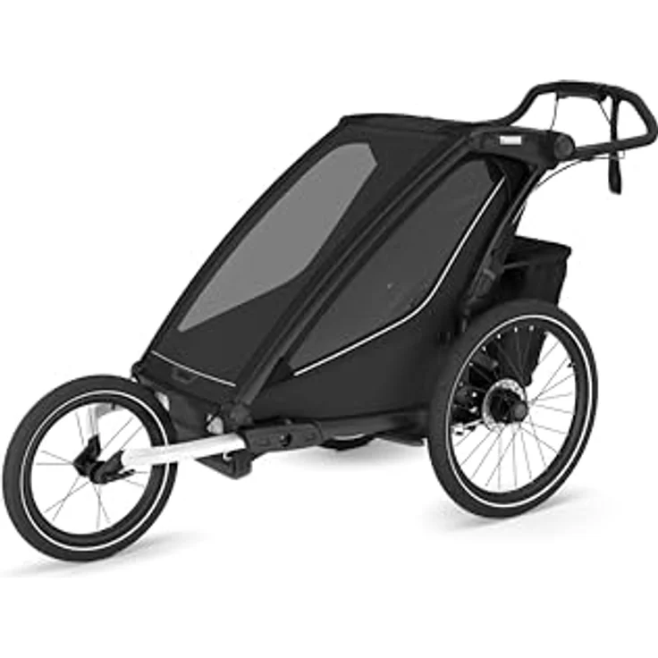 Thule Chariot Sport 2, Veloanhänger mit schneller Einhand-Umwandlung in Kinderwagen und sicherer Ein-Klick-Befestigung – Bild 7