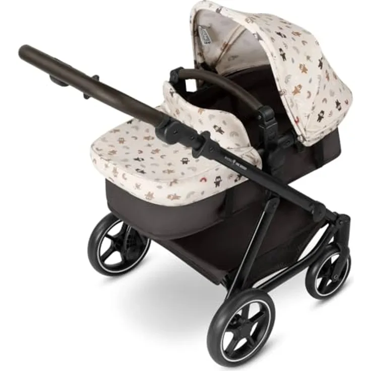 ABC Design Migno - Teddy, Puppenwagen für Puppen bis 53 cm, passend für Puppen-Eltern ab 3 Jahren