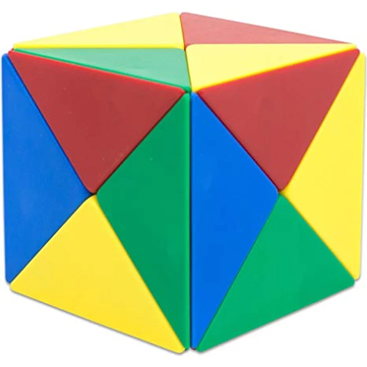 Betzold - Magnetwürfel aus 24 farbigen Tetraedern - Geometrie-Bausatz Mathematik – Bild 2