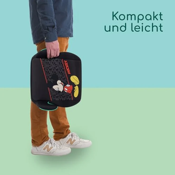 Bebeconfort Manga i-Safe, Sitzerhöhung für Kinder 6-12 Jahre (128-150 cm), Disney - Authentic Mickey, i-Size Norm, leichte Montage mit Fahrzeuggurt, waschbarer Bezug – Bild 6