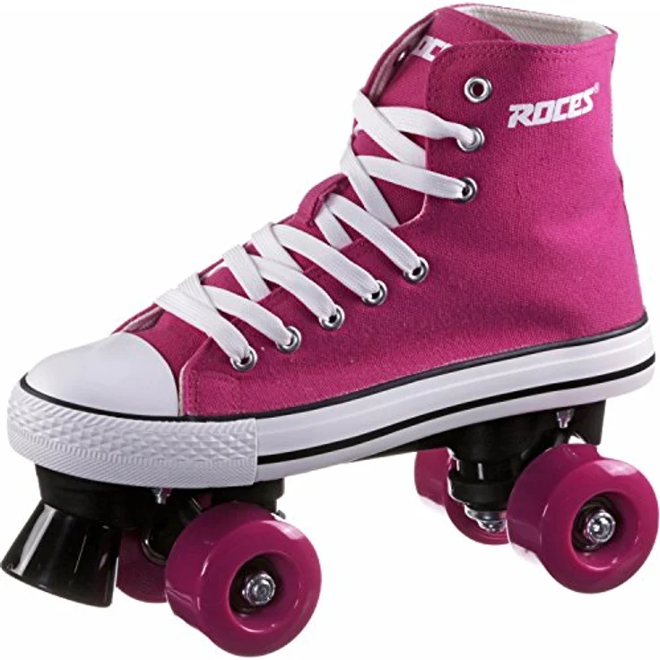Roces Kinder Chuck Classic Roller Rollerskates/Rollschuhe Street, deep pink, 32 – Bild 4