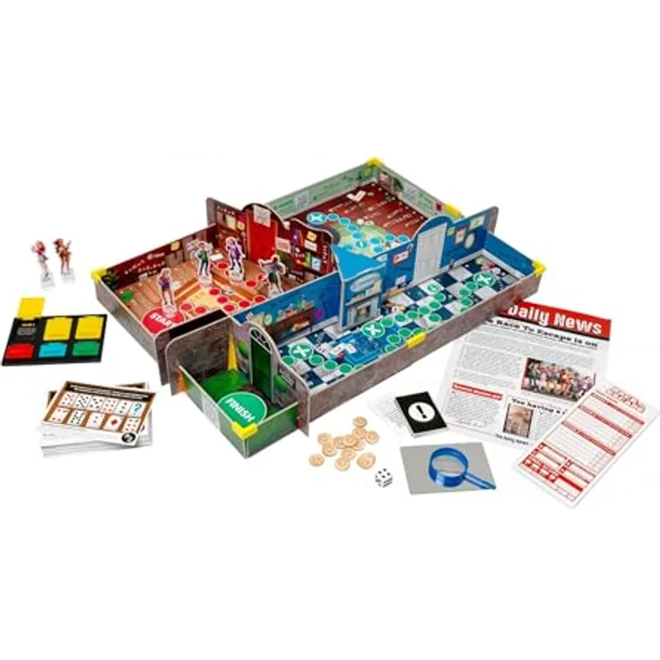 Bizak Escape Room Familienspiel 64361145, wiederspielbar mit mehreren Räumen und versteckten Rätseln – Bild 4