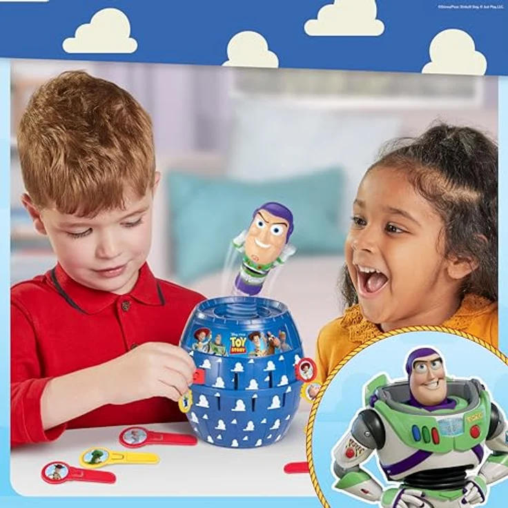 Tomy Disney Pixar Toy Story - Pop Up Buzz Lightyear, Brettspiel für 2-4 Spieler, geeignet ab 4 Jahren – Bild 5
